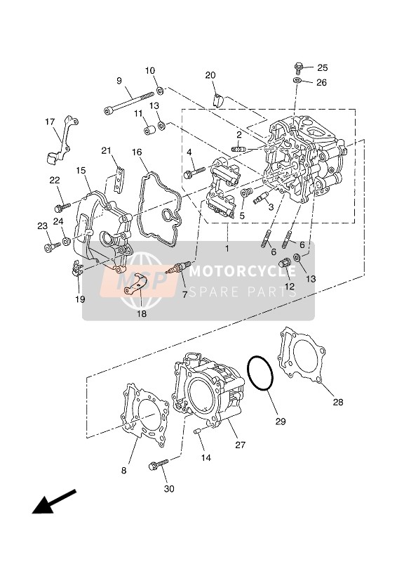 5EA1111G0000, Rubber, Mount 1, Yamaha, 4